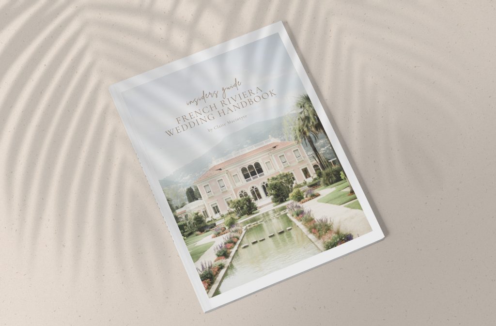 French Riviera Wedding Handbook by Claire Macintyre 
