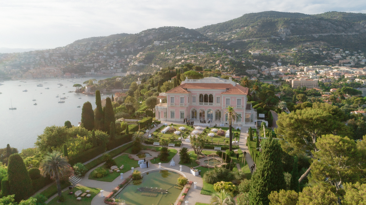 Villa Ephrussi de Rothschild Wedding Photographer