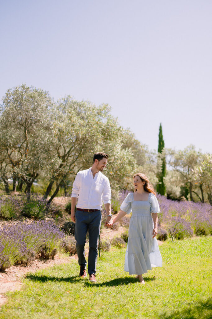 Provence Lavender Fields Photoshoot Couple Shoot