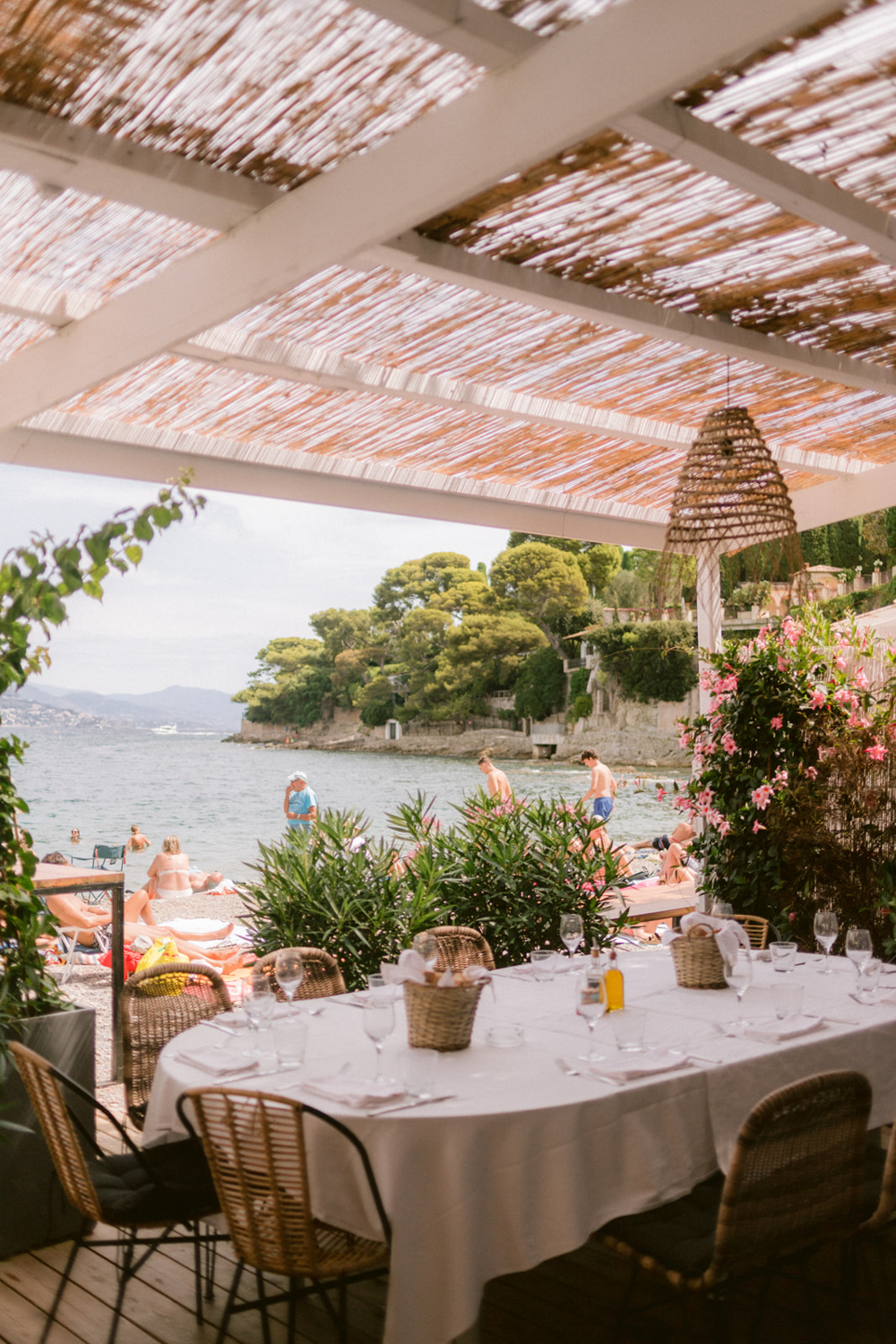 Table with a view at Paloma Beach Restaurant