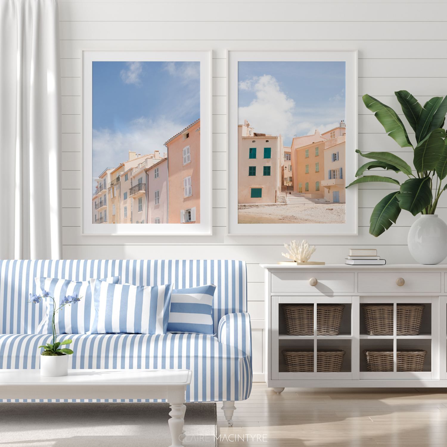 Saint Tropez photography prints wall art by Claire Macintyre