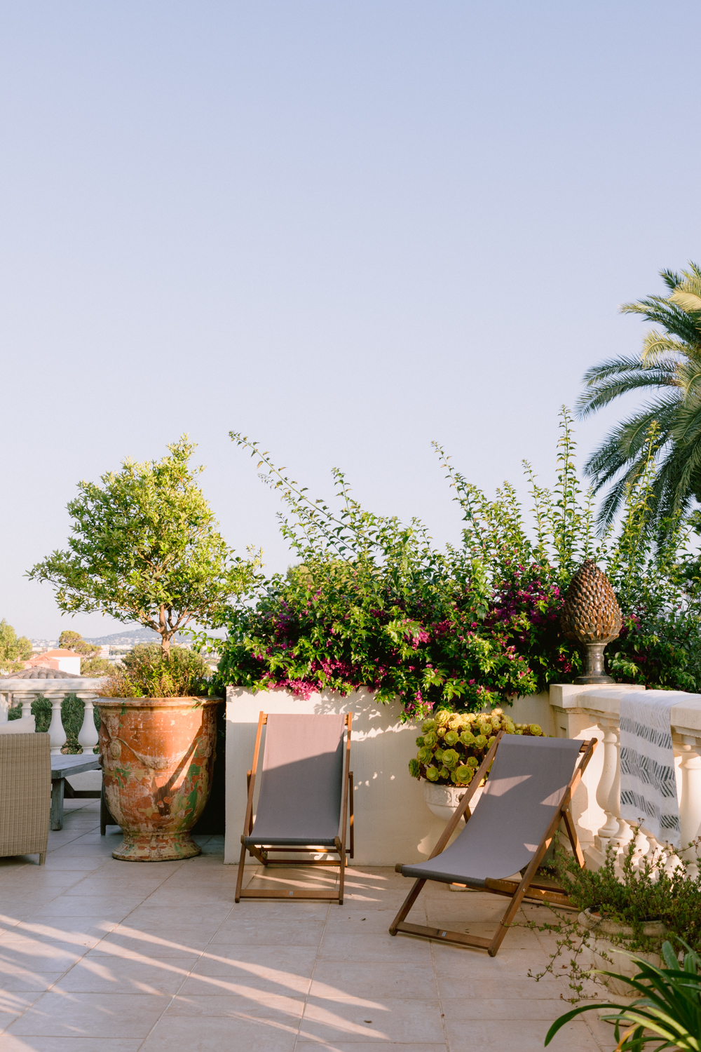 Pool and gardens at Villa Cosima Antibes