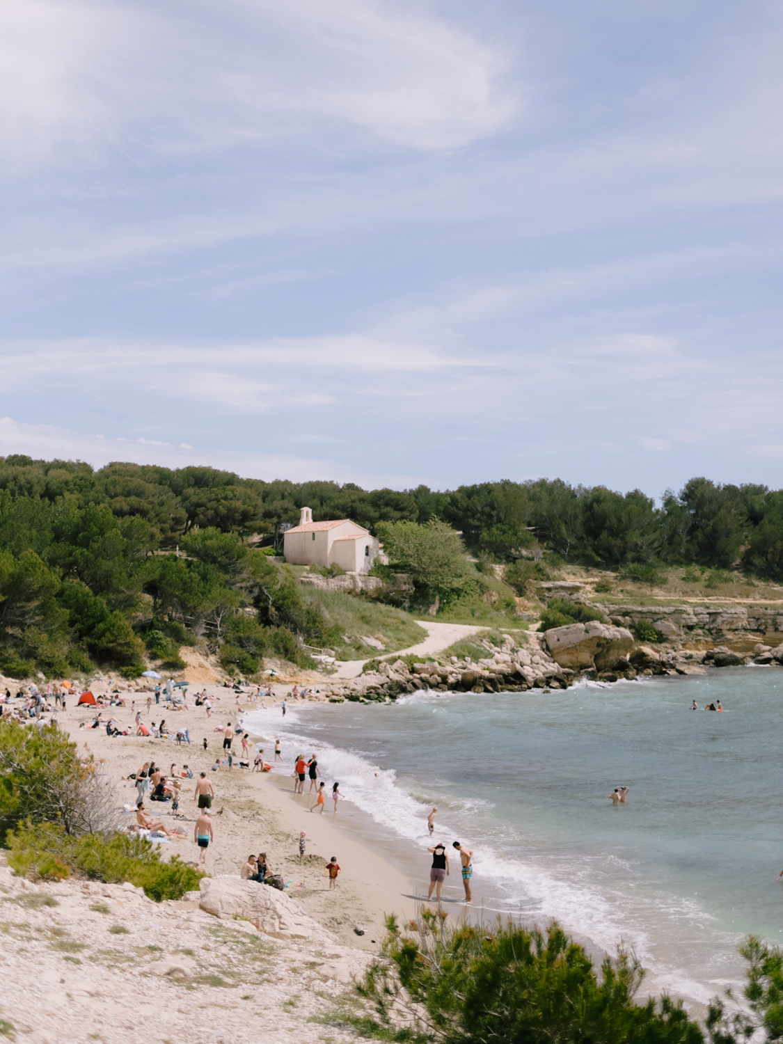 The Venice of Provence. Martigues port and Sainte-Croix Beach on the Côte Bleue, Provence