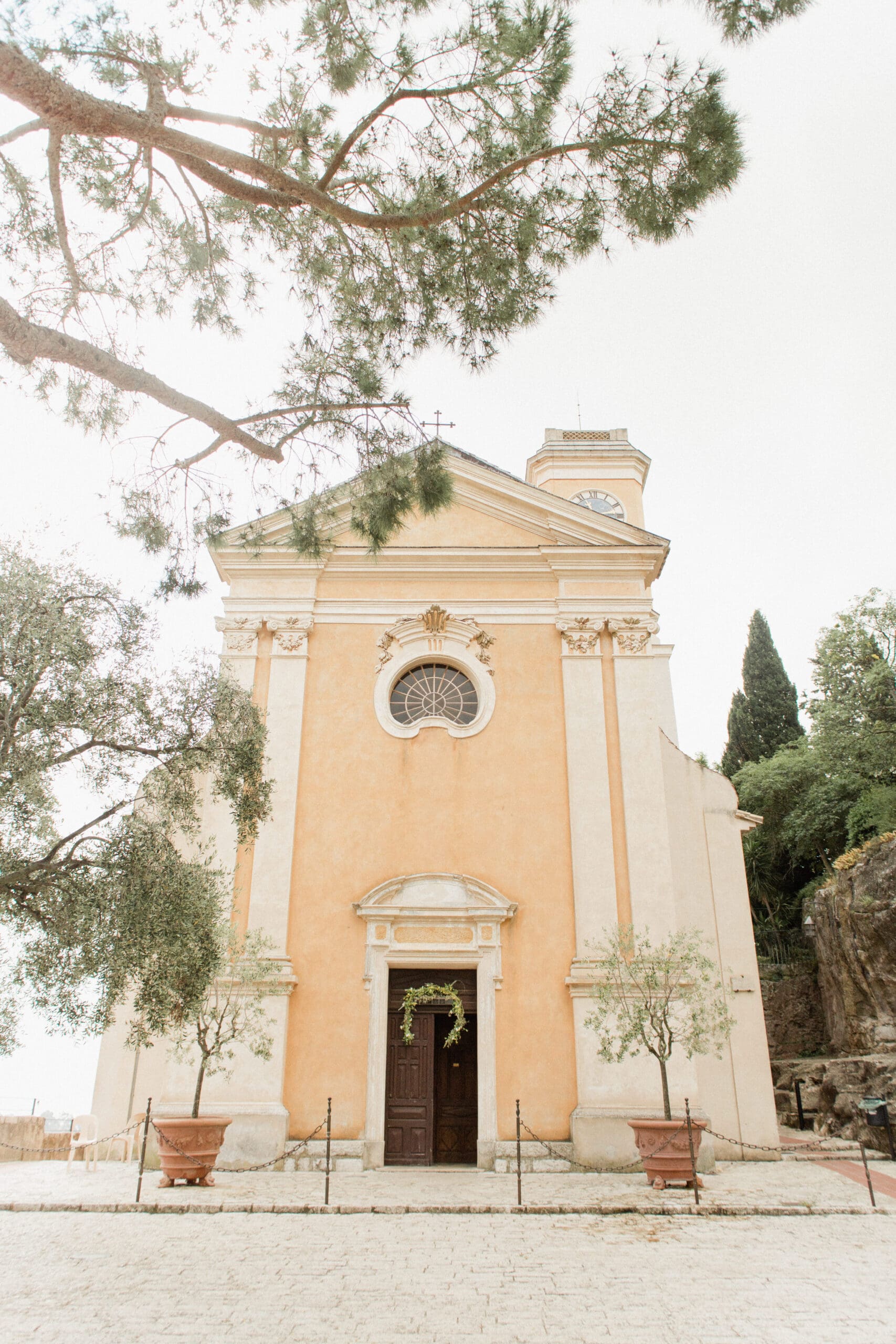 The church in Eze Village